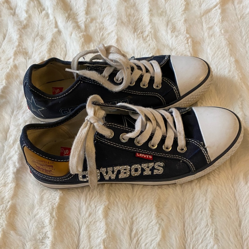 Dallas Cowboys Levi Tennis Shoes